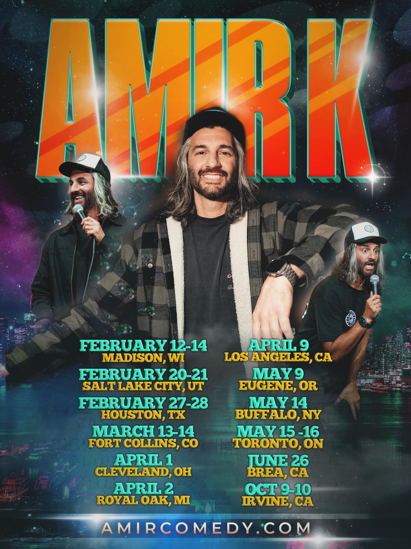 Amir K Tour Poster 2026